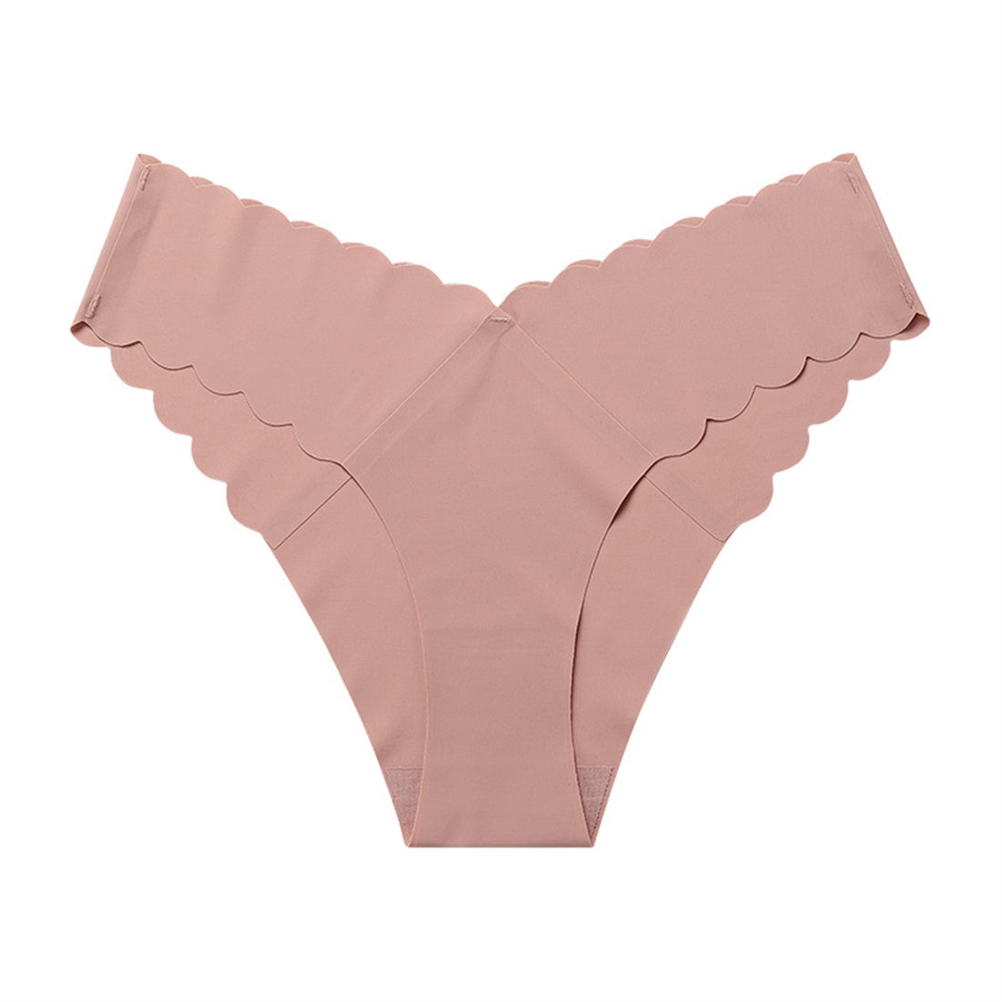 Wave Lace V-Waist Seamless Underwear – Elegant & Comfortable