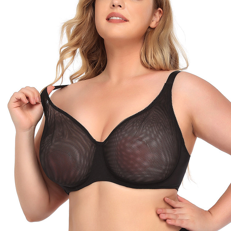 Ultra-Thin See-Through Bra – Sexy & Plus Size