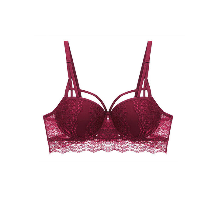 Lace Bra Top Thin Bottom Thick Push Up Women's Underwear Bra