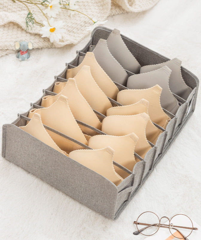 Cationic Underwear Storage Box Dormitory Fabric Bra, Socks, Panty Box