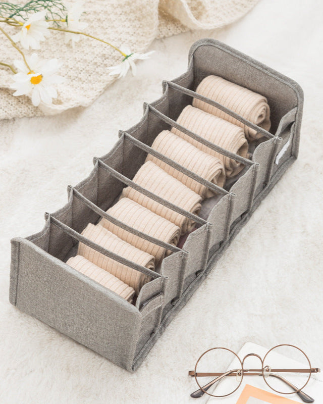 Cationic Underwear Storage Box Dormitory Fabric Bra, Socks, Panty Box
