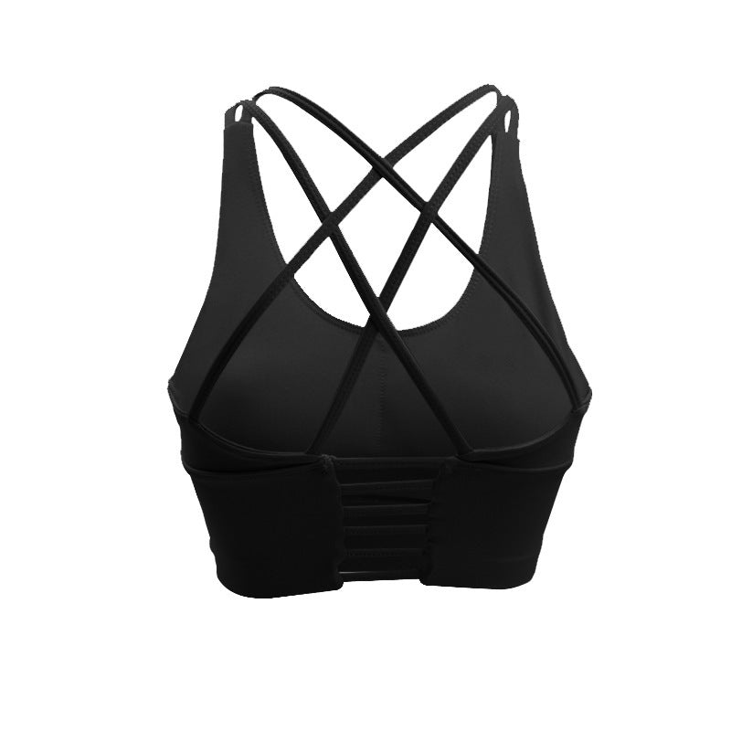 Vest-Style Yoga Bra – Flexible & Supportive