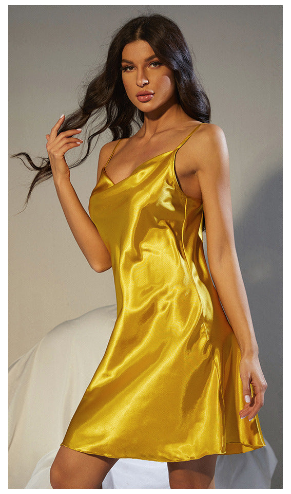 Mid-Length Suspender Pajamas