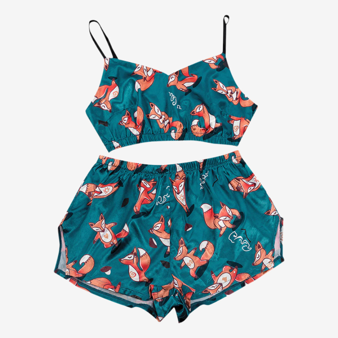 Cute Lightweight Silk Pajamas