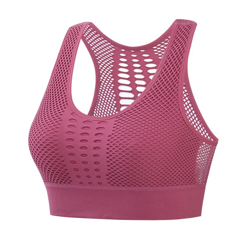 Sexy Mesh Sports Bra – Breathable & Supportive