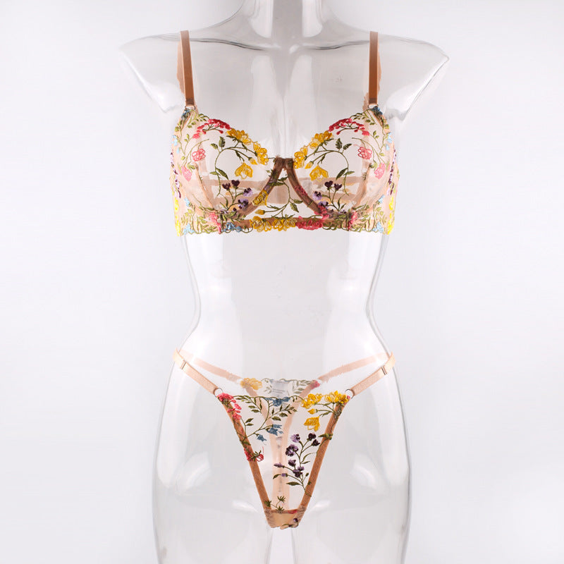 Floral Underwear Set