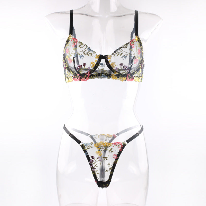 Floral Underwear Set