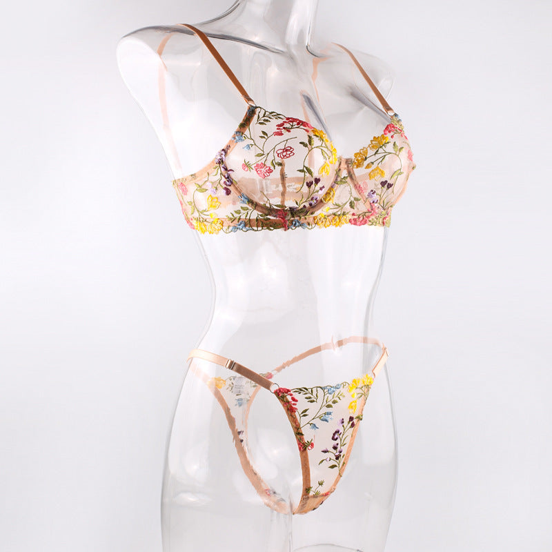 Floral Underwear Set