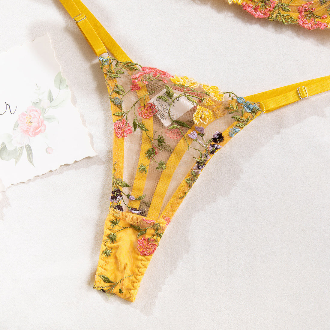 Floral Underwear Set