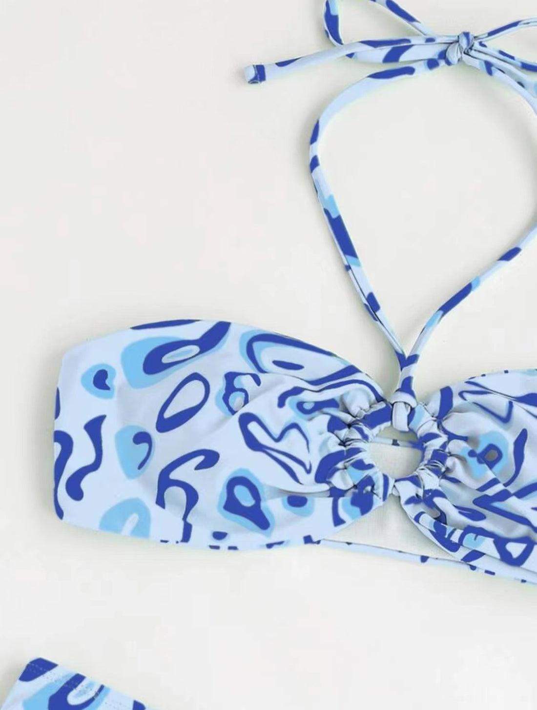 Bandeau Bikini Sexy Split Swimsuit