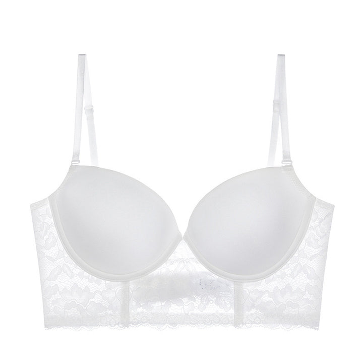 Glossy Big Chest Breast Contracting Bra Invisible Beauty Back Underwear Women