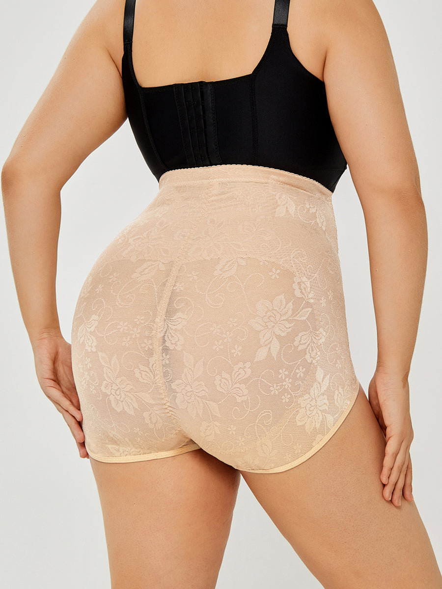 Lace High-Waisted Shorts
