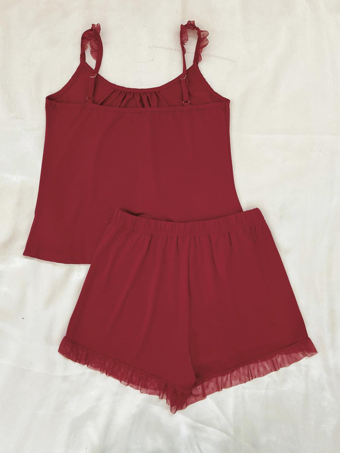 Mesh Short-sleeved Homewear Suit