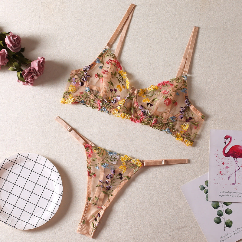 Floral Underwear Set