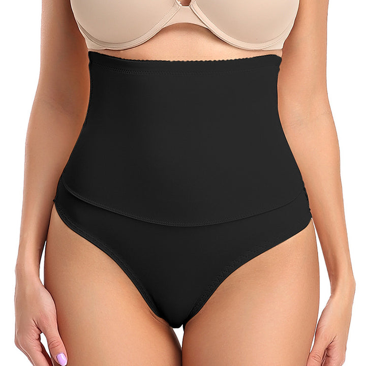 Plastic Bones Lace Women's High-waisted Panties Belly Shaping Plus Size Hip Body-hugging Pants