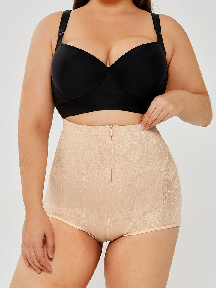 Lace High-Waisted Shorts