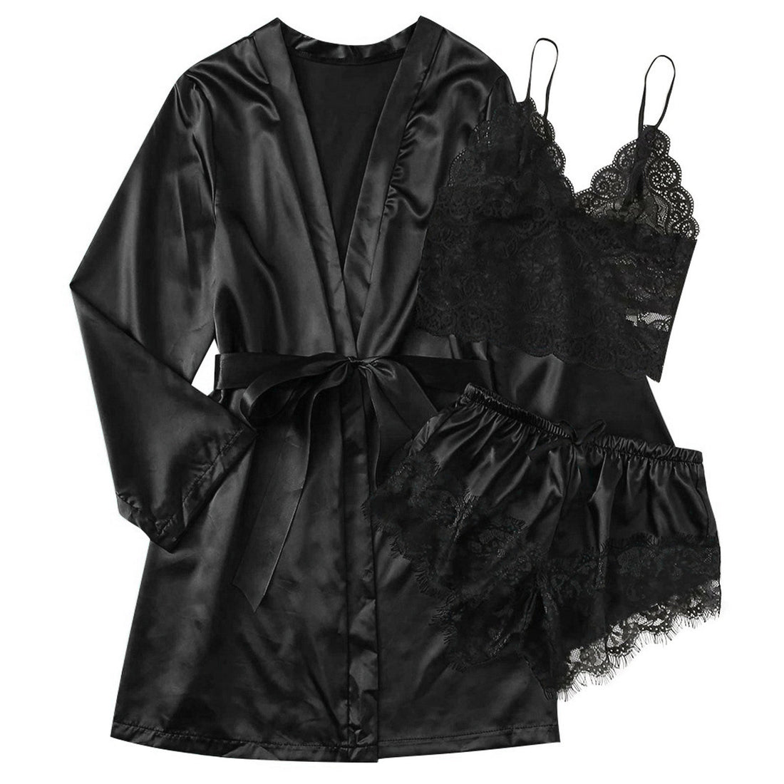 Tube Top Silk Lounge Set