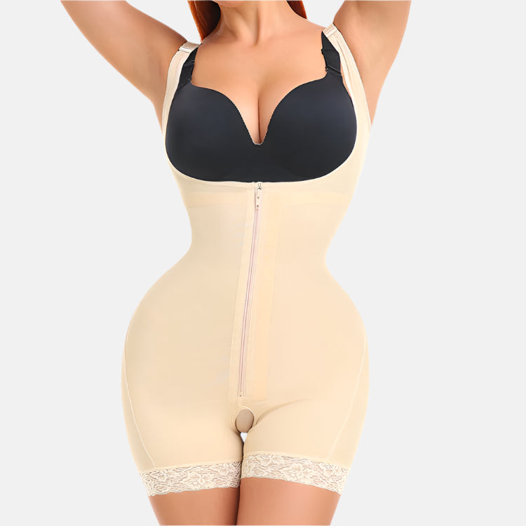 Zipper Sculpting Bodysuit