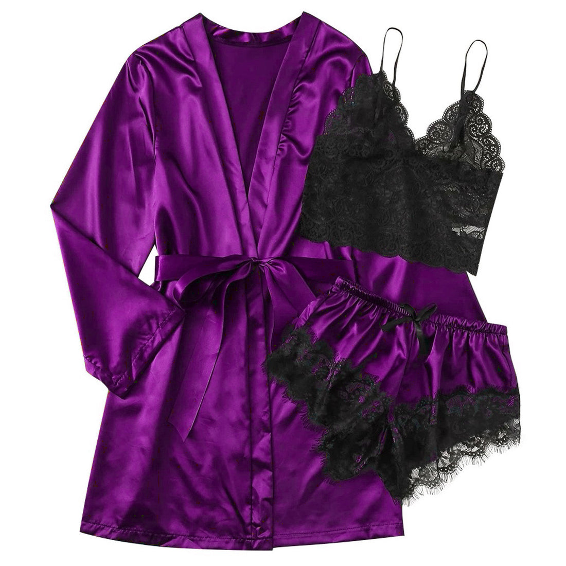 Tube Top Silk Lounge Set