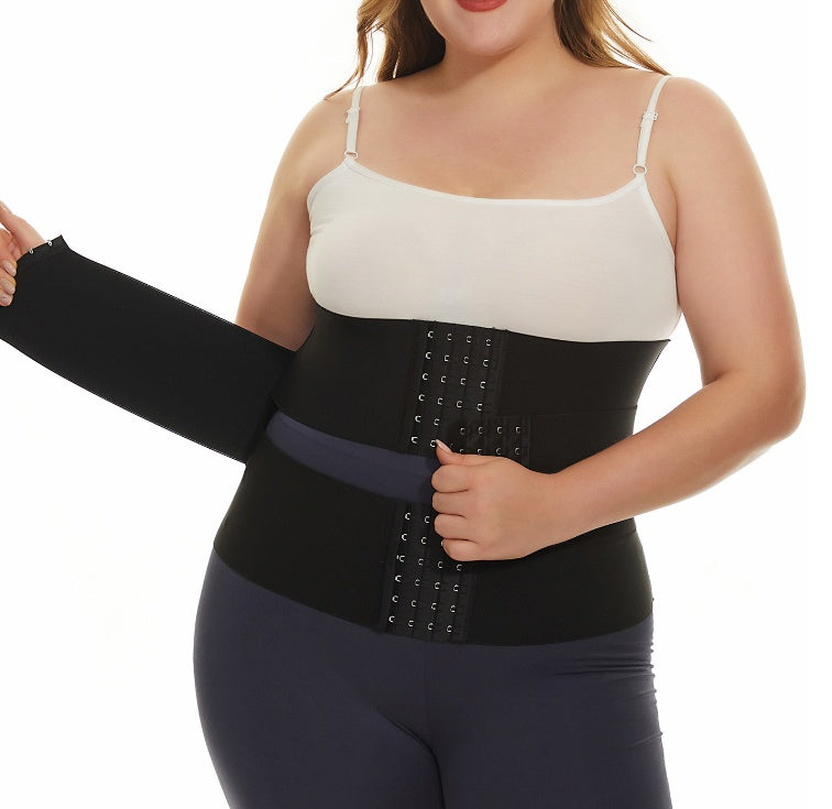 Cross-border New Arrival Belly Contracting Waist Shaping Belt Body Shaping Waistband Yoga Fitness Corset Body Shaping Clothes Breasted Belly Band