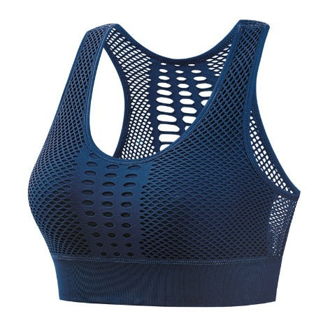 Sexy Mesh Sports Bra – Breathable & Supportive