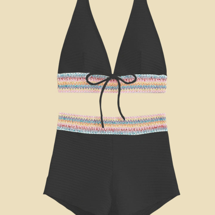 High-Waist Split Bikini – Stylish & Flattering