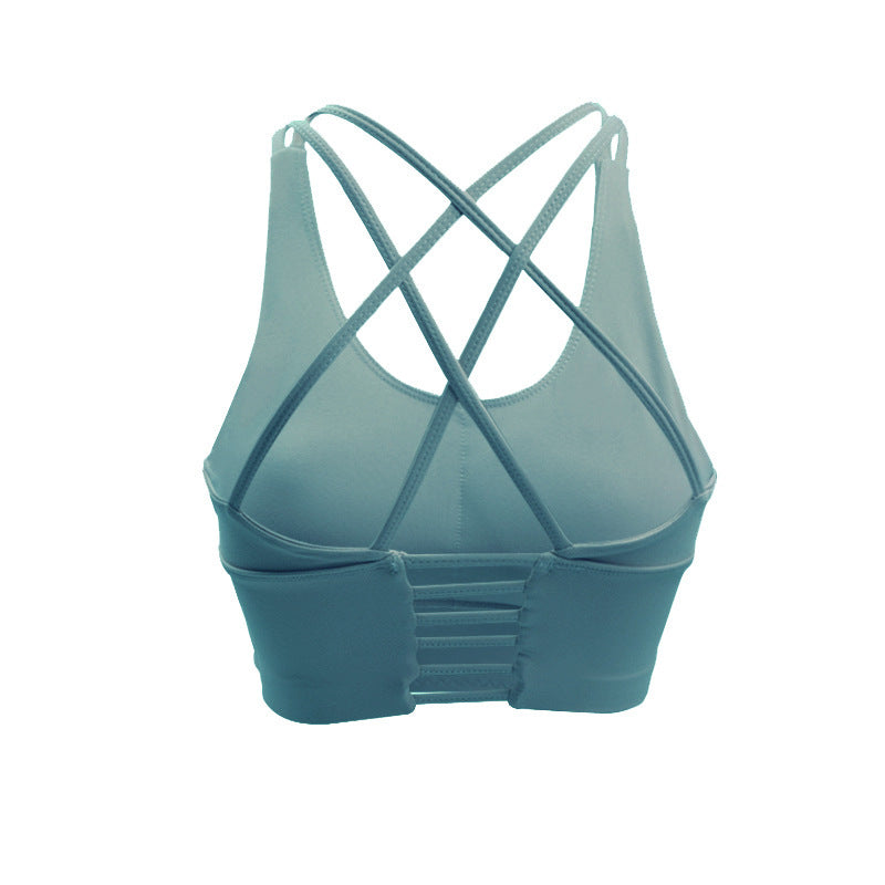 Vest-Style Yoga Bra – Flexible & Supportive