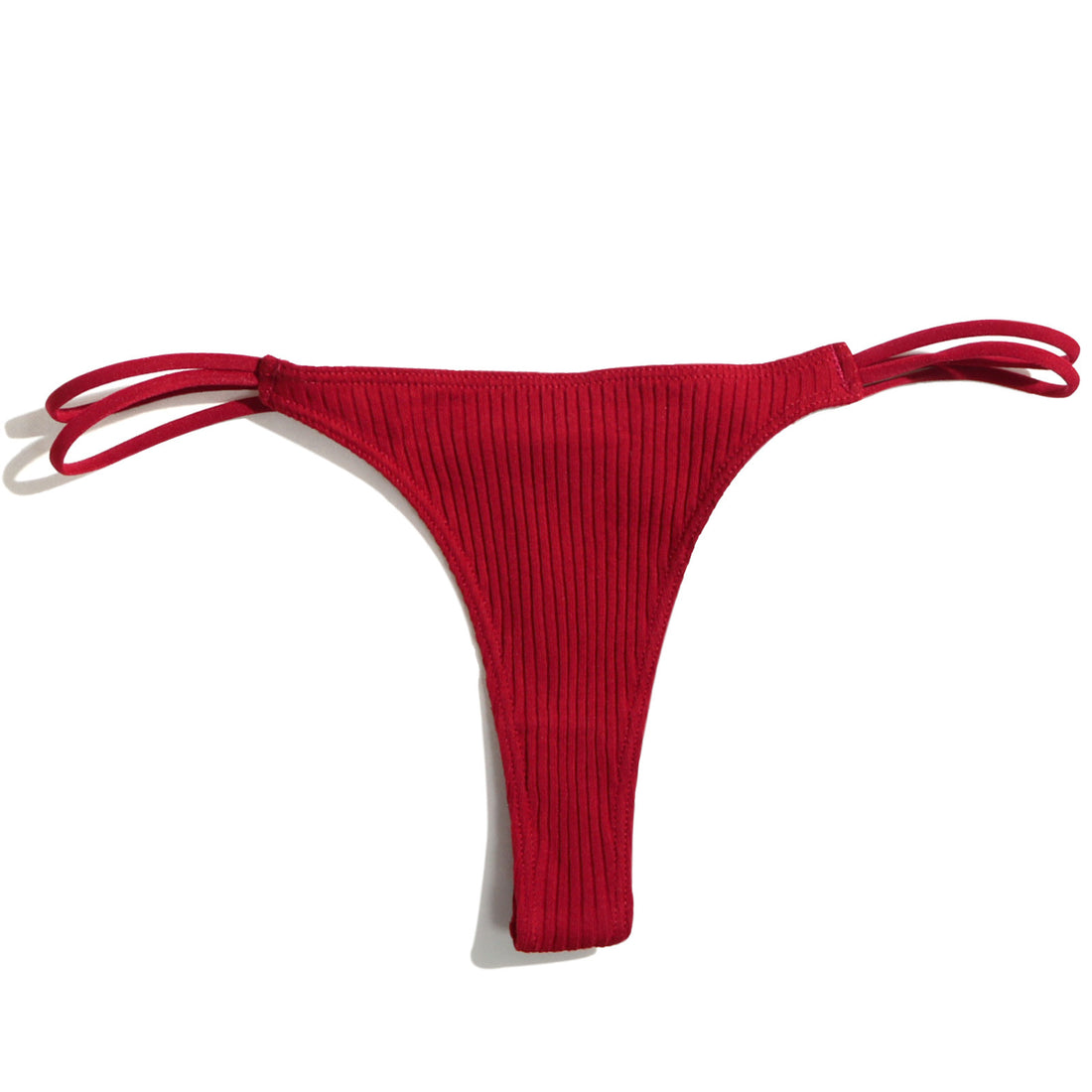 Women's Half Sheath Low Waist Thread Sports T-back Women's Simple New Panties