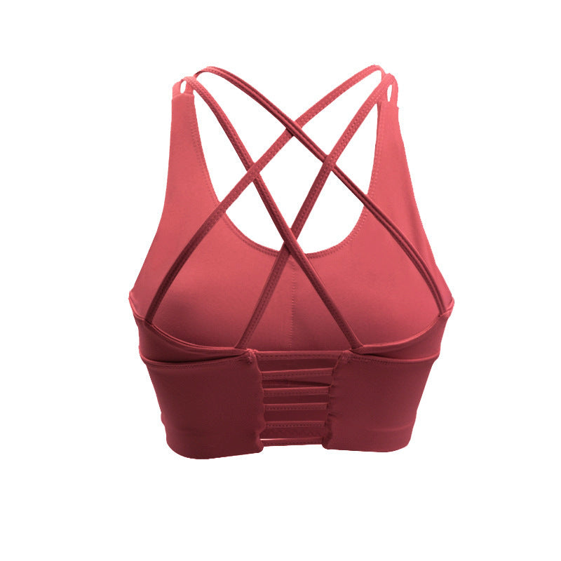 Vest-Style Yoga Bra – Flexible & Supportive