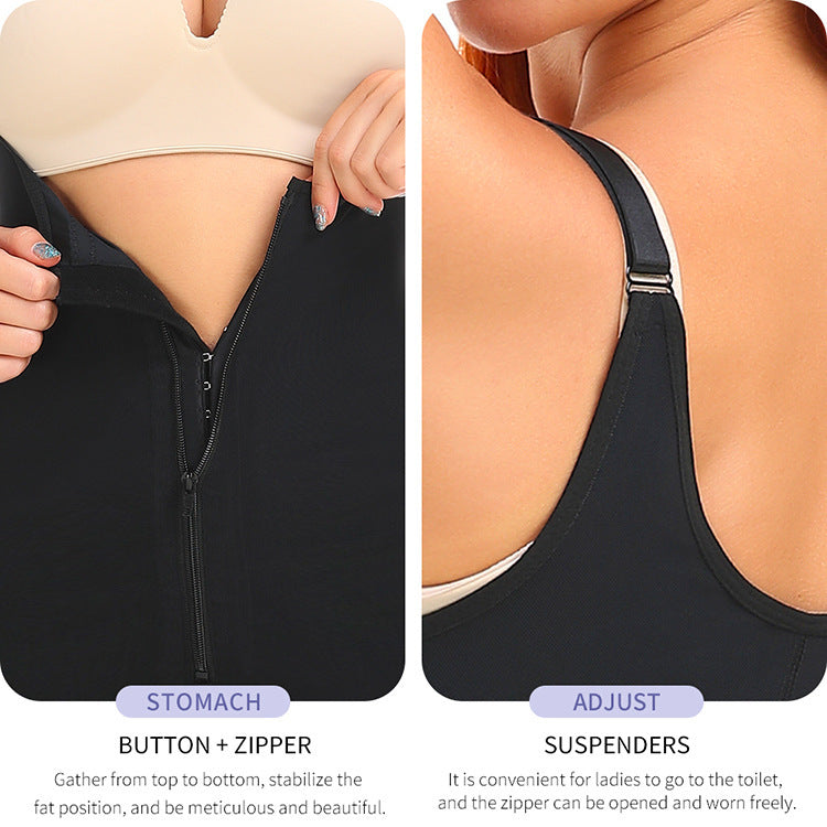 Zipper Sculpting Bodysuit