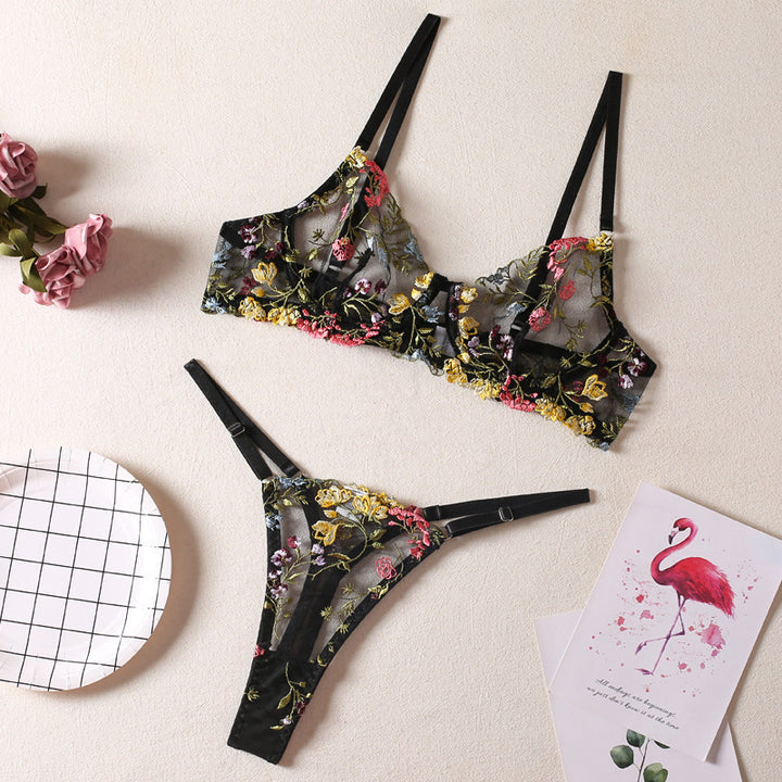 Floral Underwear Set