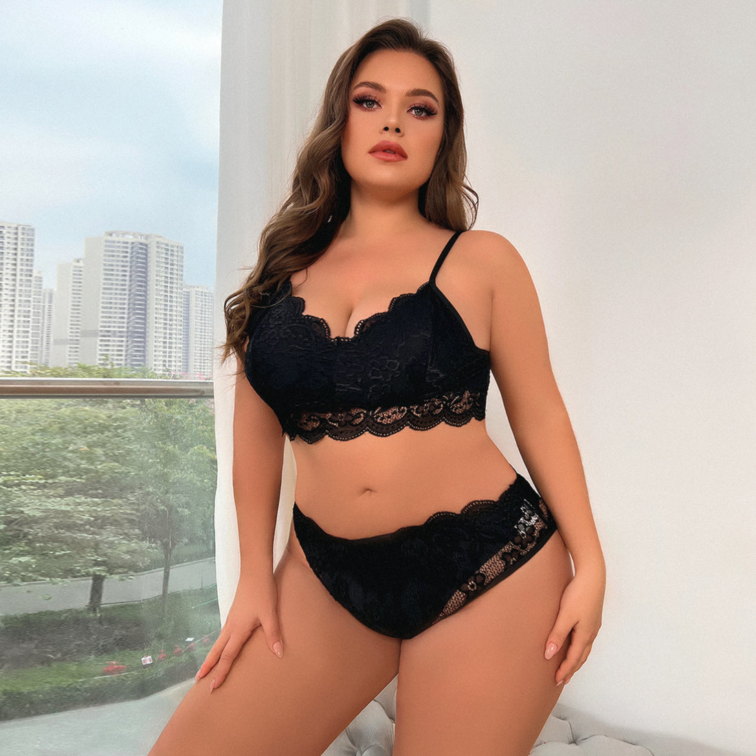European And American Style Charming Lace Underwear Set