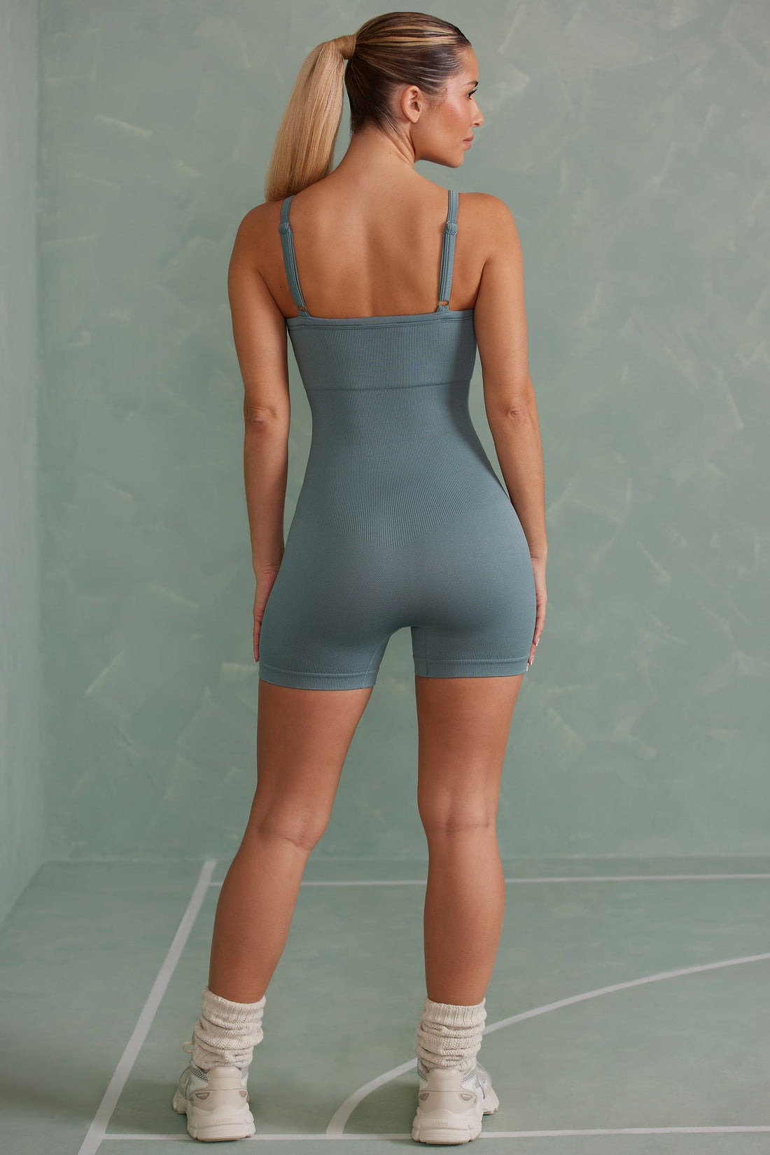 Elastic Tummy Control Jumpsuit