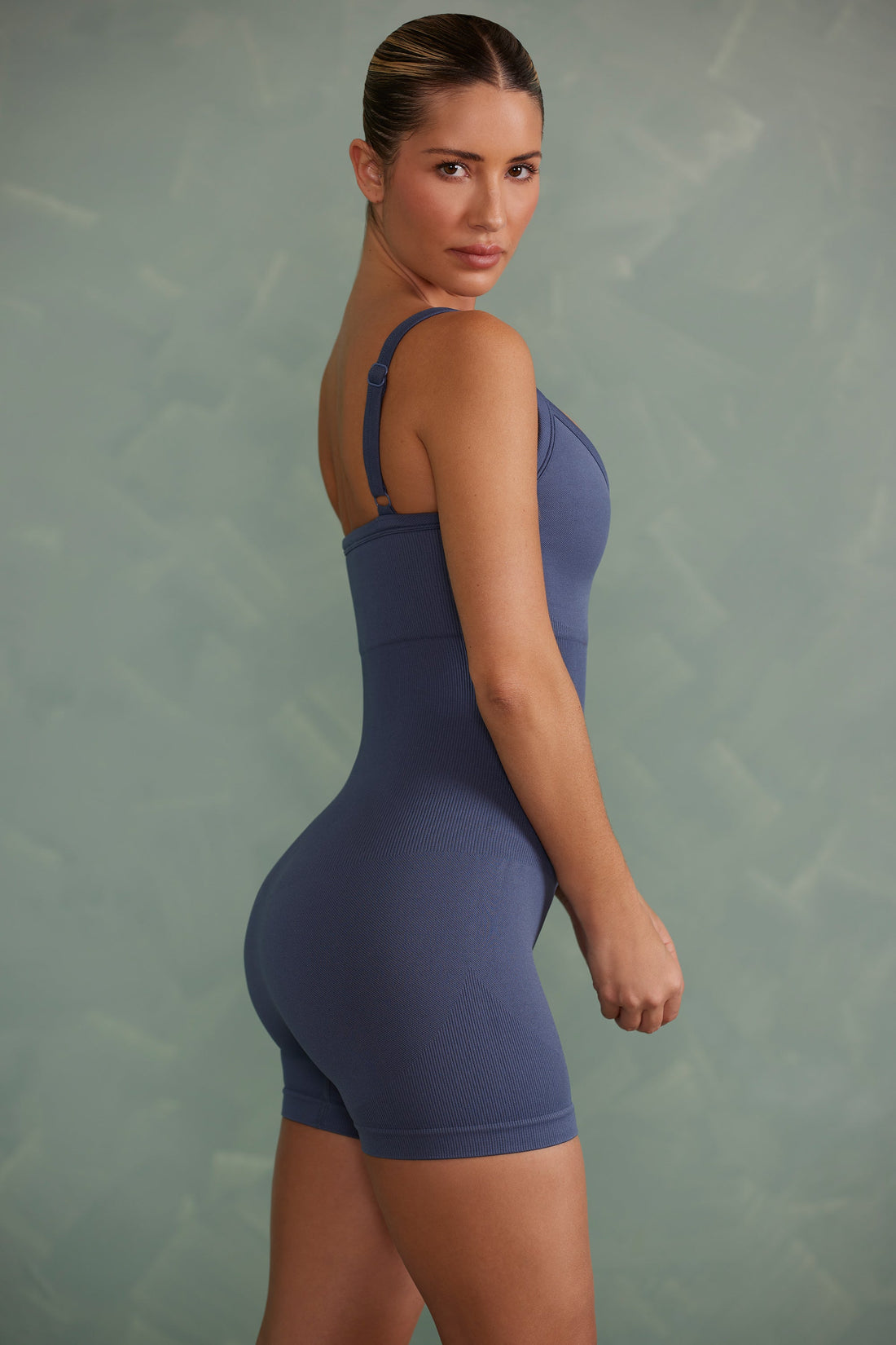 Elastic Tummy Control Jumpsuit