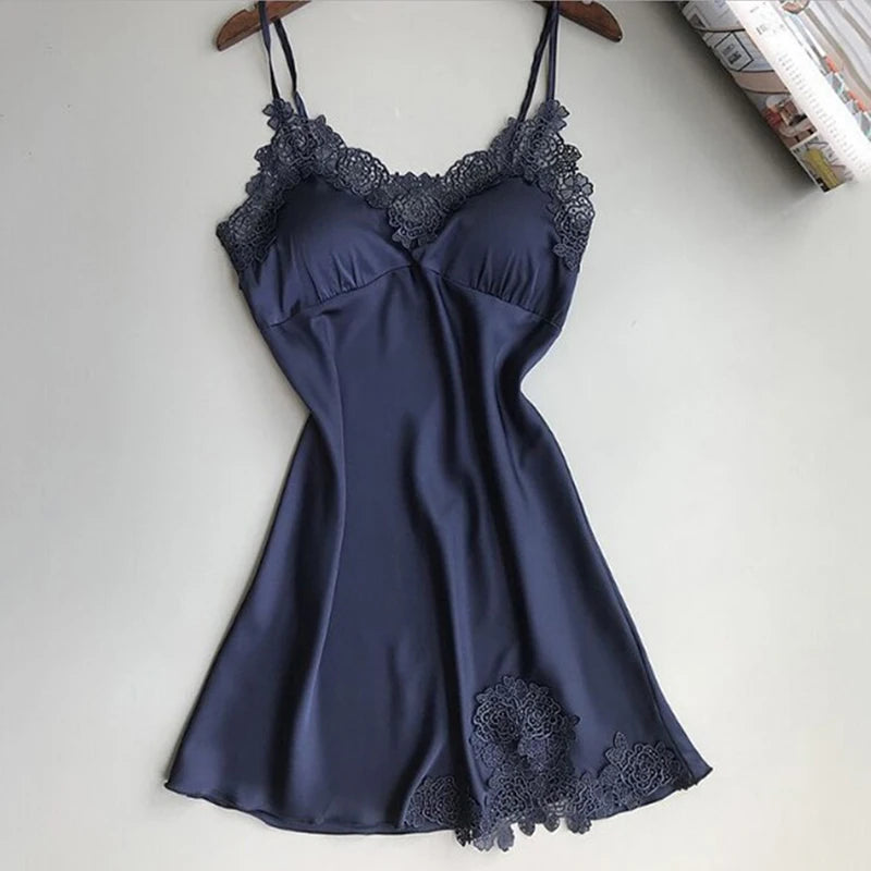 Ice Silk Strap Nightwear