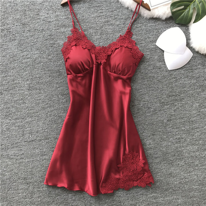 Ice Silk Strap Nightwear