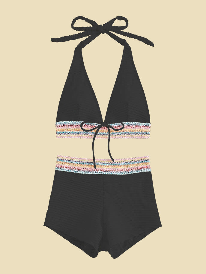 High-Waist Split Bikini – Stylish & Flattering
