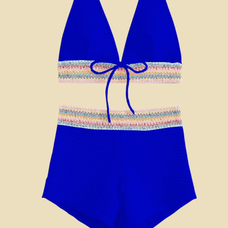 High-Waist Split Bikini – Stylish & Flattering