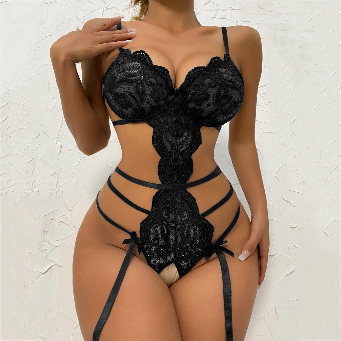 Lace Babydoll Bodysuit