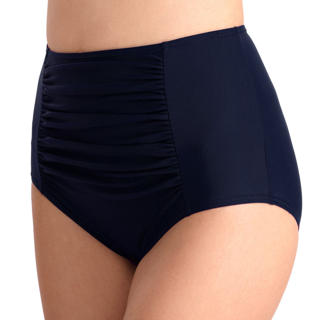 Amazon Beach Pants Women's Pleated Skinny Fashion Swimming Trunks Sheath Belly Contracting High Waist Swim Briefs Women