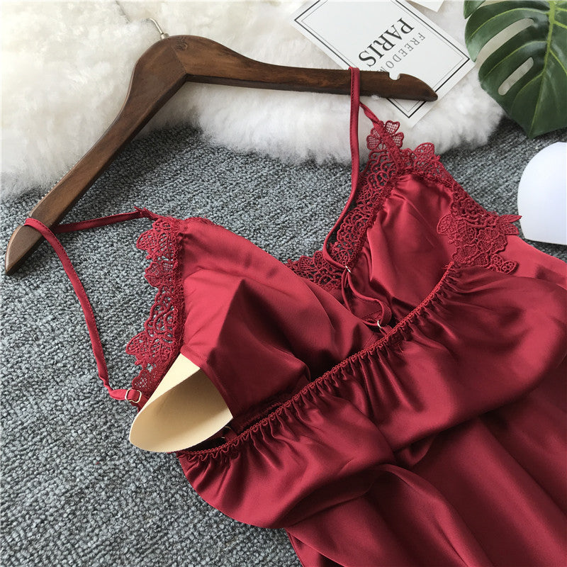 Ice Silk Strap Nightwear