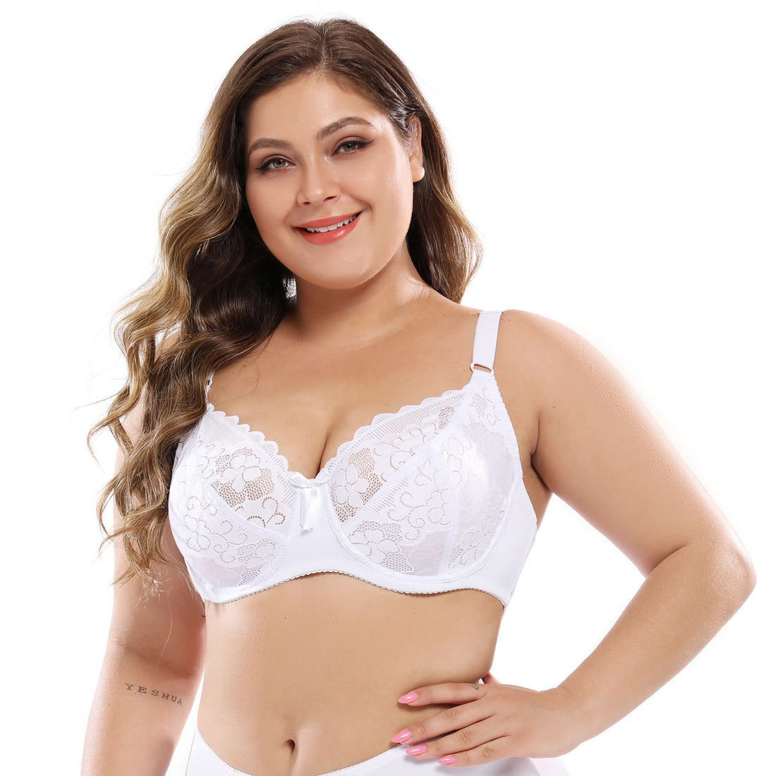 Women's Underwear New Foreign Trade Ultra-thin Bra With Steel Ring Sexy Bra European And American Style Lace Large Size Underwear