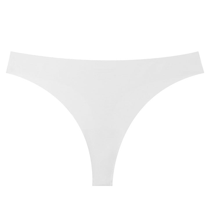 Seamless Ice Silk Sports Briefs – Low Waist, Thin Belt & Plus Size
